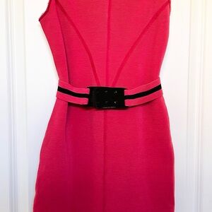 FENDI Pink Dress with Black Belt